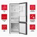 Refrigerator: Toshiba 349L 2 Star Frost Free Inverter Double Door Refrigirator (GR-RB423WE-PMI(37, Satin Grey, Bottom Freezer, 2022 Model)